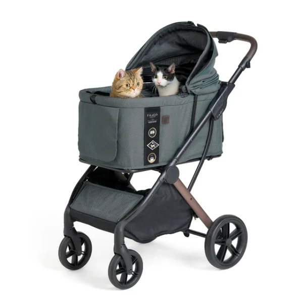 北歐風一秒自動寵物推車 AGILE 2